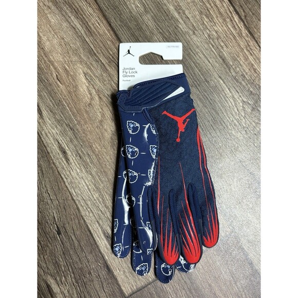 Jordan Fly Lock NCAA Howard University Bisons PE Football Gloves Men’s Size XXL - Picture 1 of 6